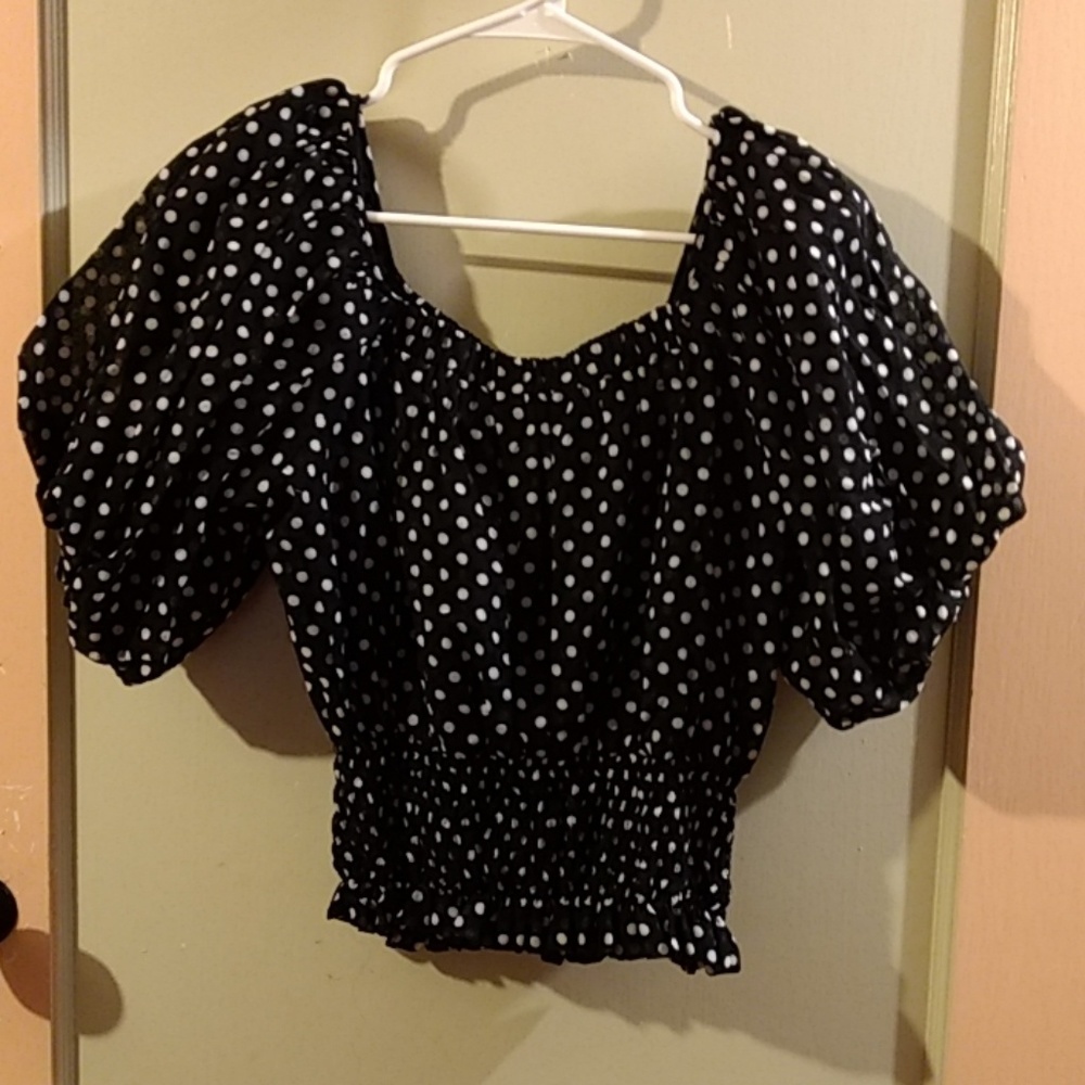 Blouse Double Zero Puff Sleeves Pre-owned